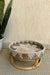 Seagrass and Rattan Round Table Tray - Decor