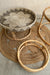 Seagrass and Rattan Round Table Tray - Decor