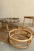 Seagrass and Rattan Round Table Tray - Decor