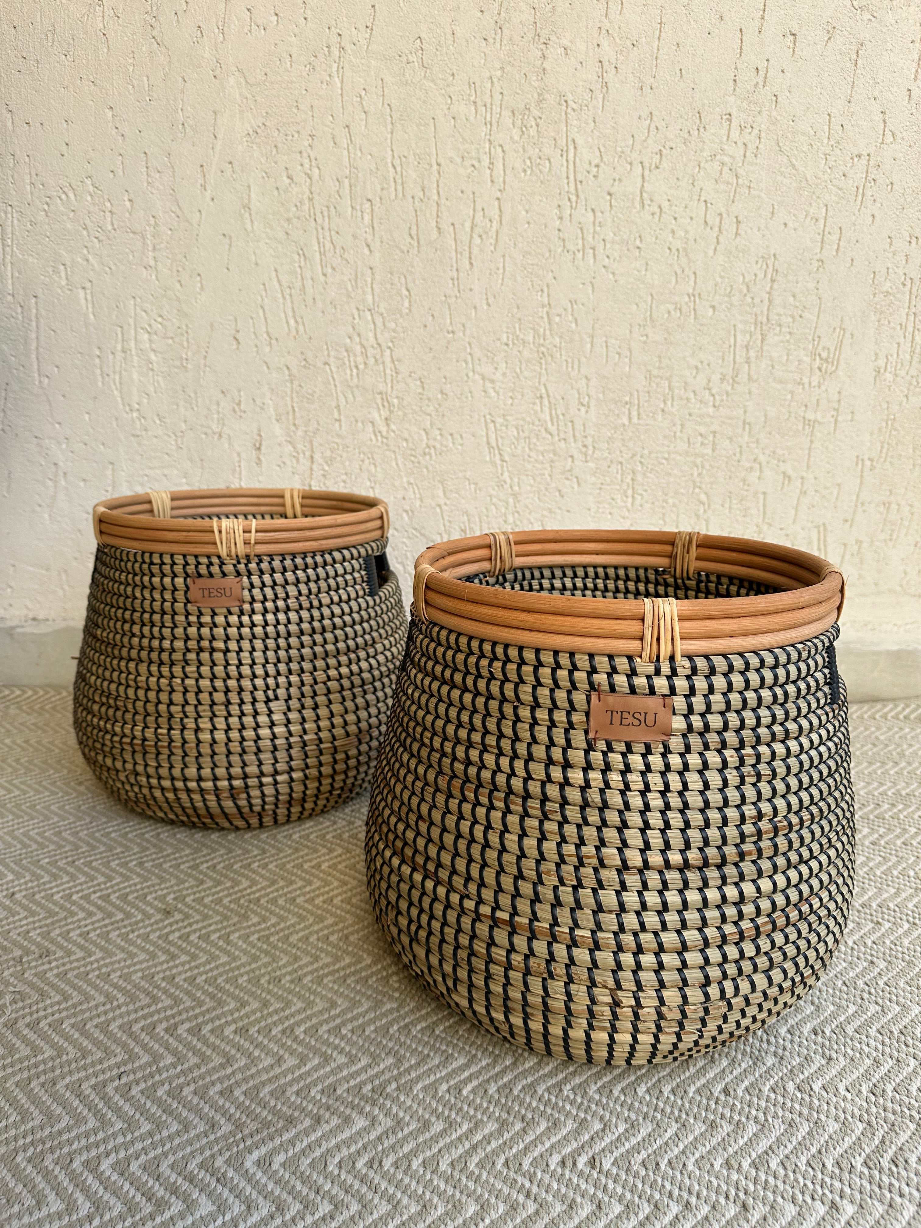 Seagrass Plant Holder - Black / Sea Grass - Decor