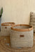 Seagrass Plant Holder - White / Sea Grass - Decor