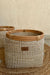 Seagrass Plant Holder - White / Sea Grass - Decor