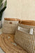 Seagrass Plant Holder - White / Sea Grass - Decor