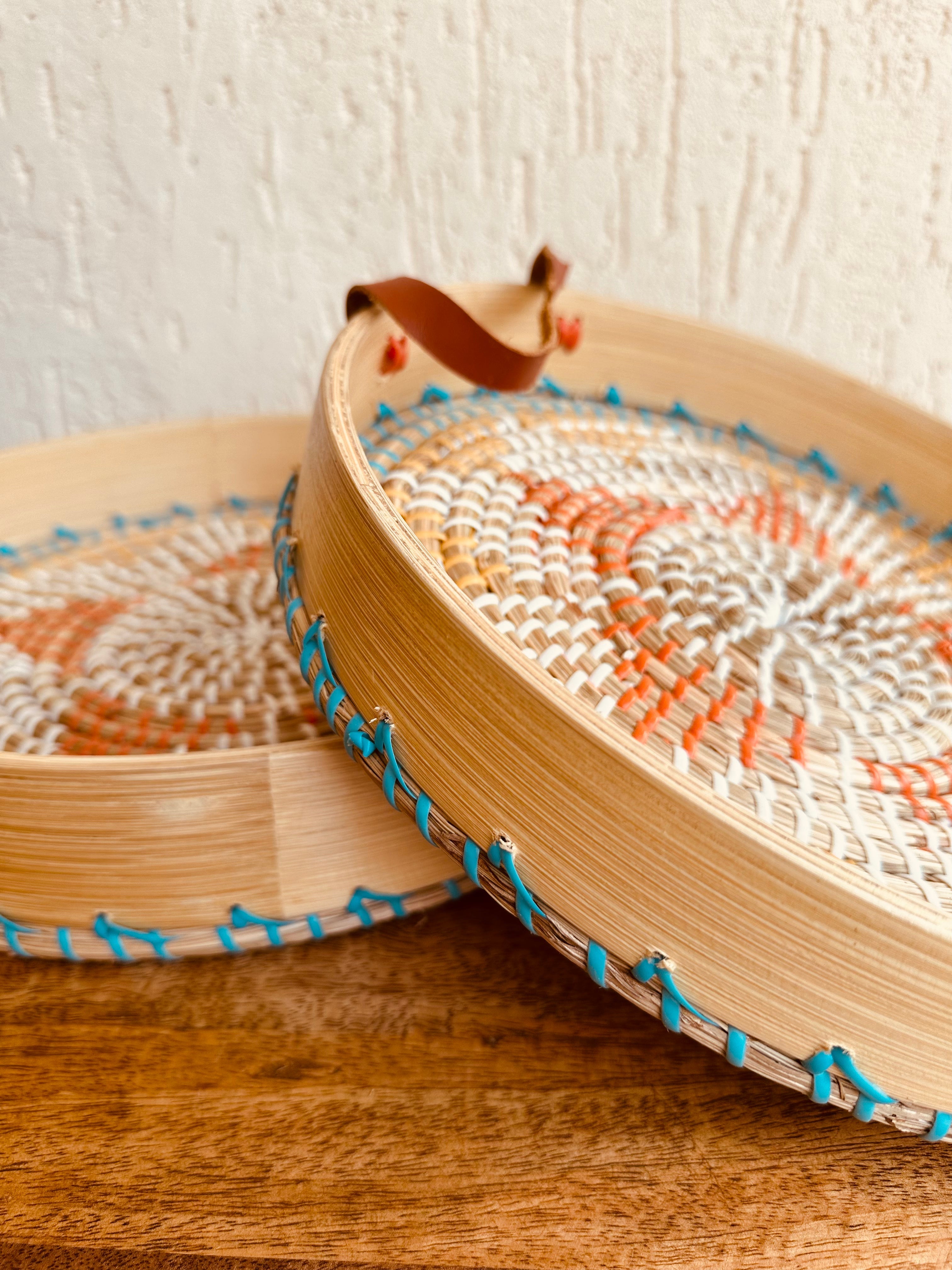 Seagrass with Spun Bamboo Tray - Decor