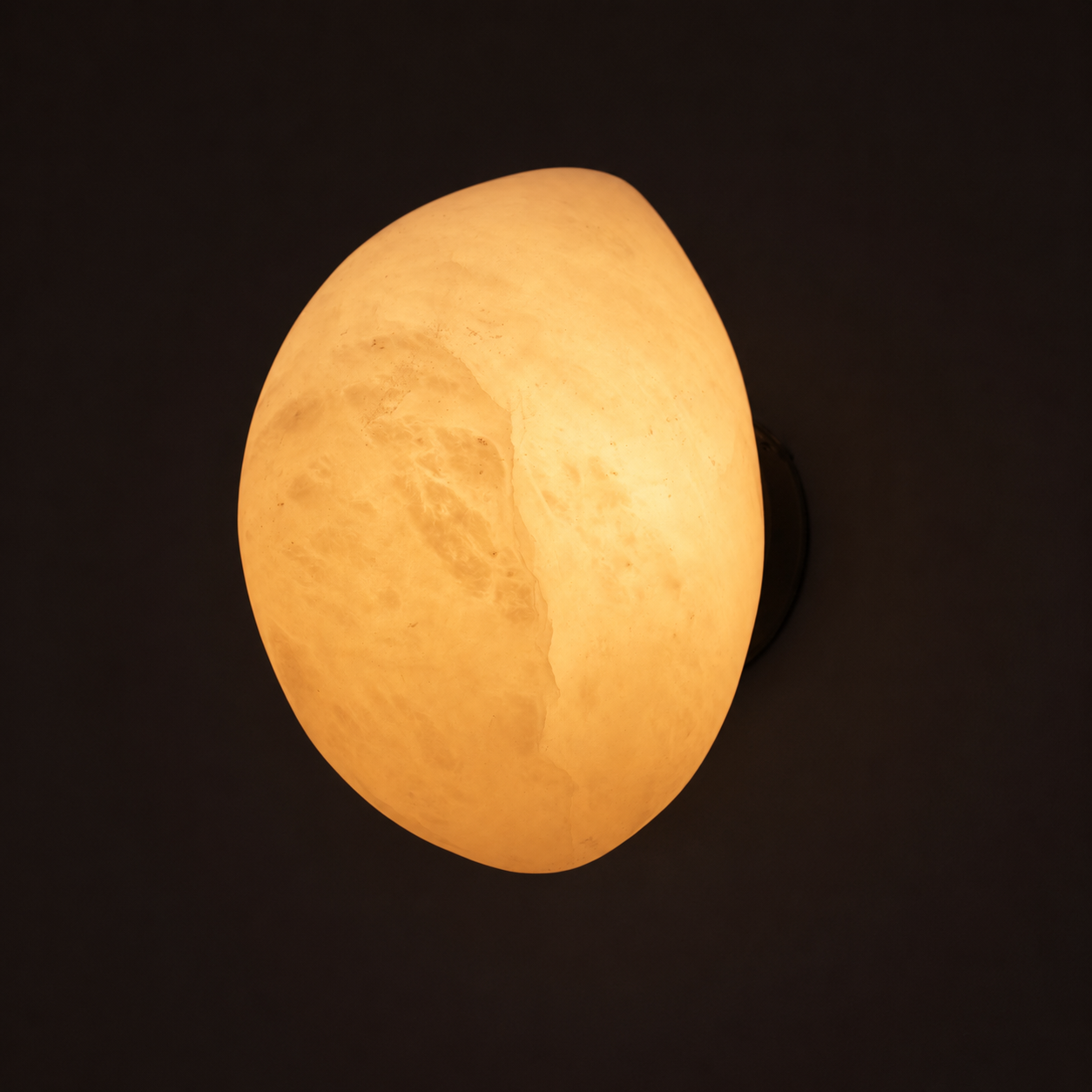 Selene Alabaster Wall Light - White / Alabaster / Large - Lighting