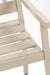 Serenity Outdoor Chair - Beige / Mild Steel / L: 20.5’’ B: 21’’ TH: 36’’ SH: 18’’ - Outdoor Furniture