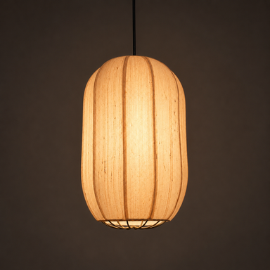 Seri Bloom Pendant Lamp - H: 15’’ × W: 9’’ / Fabric - Lighting