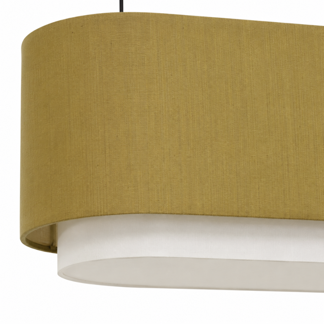 Seri Capsule Pendant Lamp - H: 13’’ × W: 51’’ / Fabric - Lighting