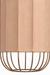 Seri Cocoon Pendant Lamp - H: 20’’ × W: 9’’ / Fabric - Lighting