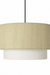 Seri Drum Pendant Light - H: 10’’ × W: 18’’ / Fabric - Lighting