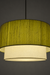 Seri Drum Pendant Light - H: 10’’ × W: 18’’ / Fabric - Lighting
