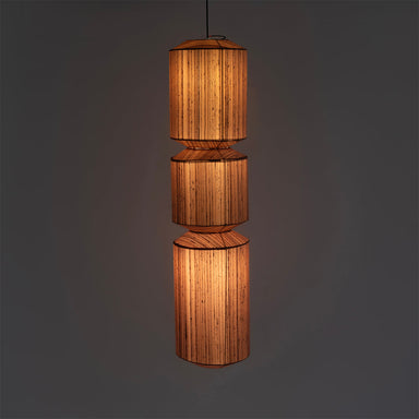 Seri Dusk Pendant Lamp - Dia: 11’’ H: 42’’ / Fabric - Lighting