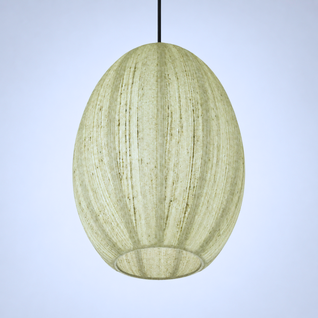 Seri Pod Pendant Lamp - H: 13’’ × W: 10’’ / Fabric - Lighting
