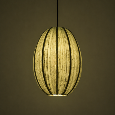 Seri Pod Pendant Lamp - H: 13’’ × W: 10’’ / Fabric - Lighting