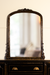 Shadow Bloom Mirror - Black / Teakwood and mirror / L: 30’’ W: 1.5’’ H: 40’’ - Decor