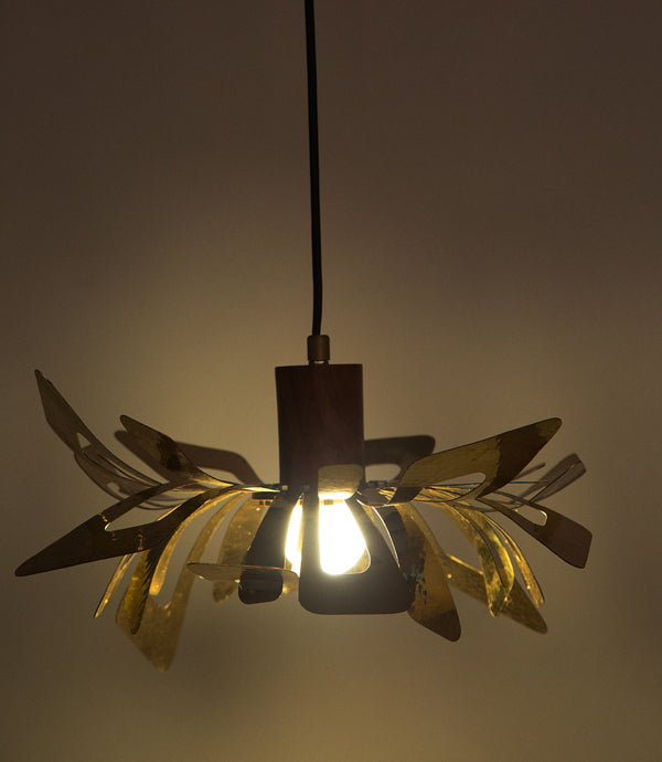 Shasta - gold / brass and wood - Lighting