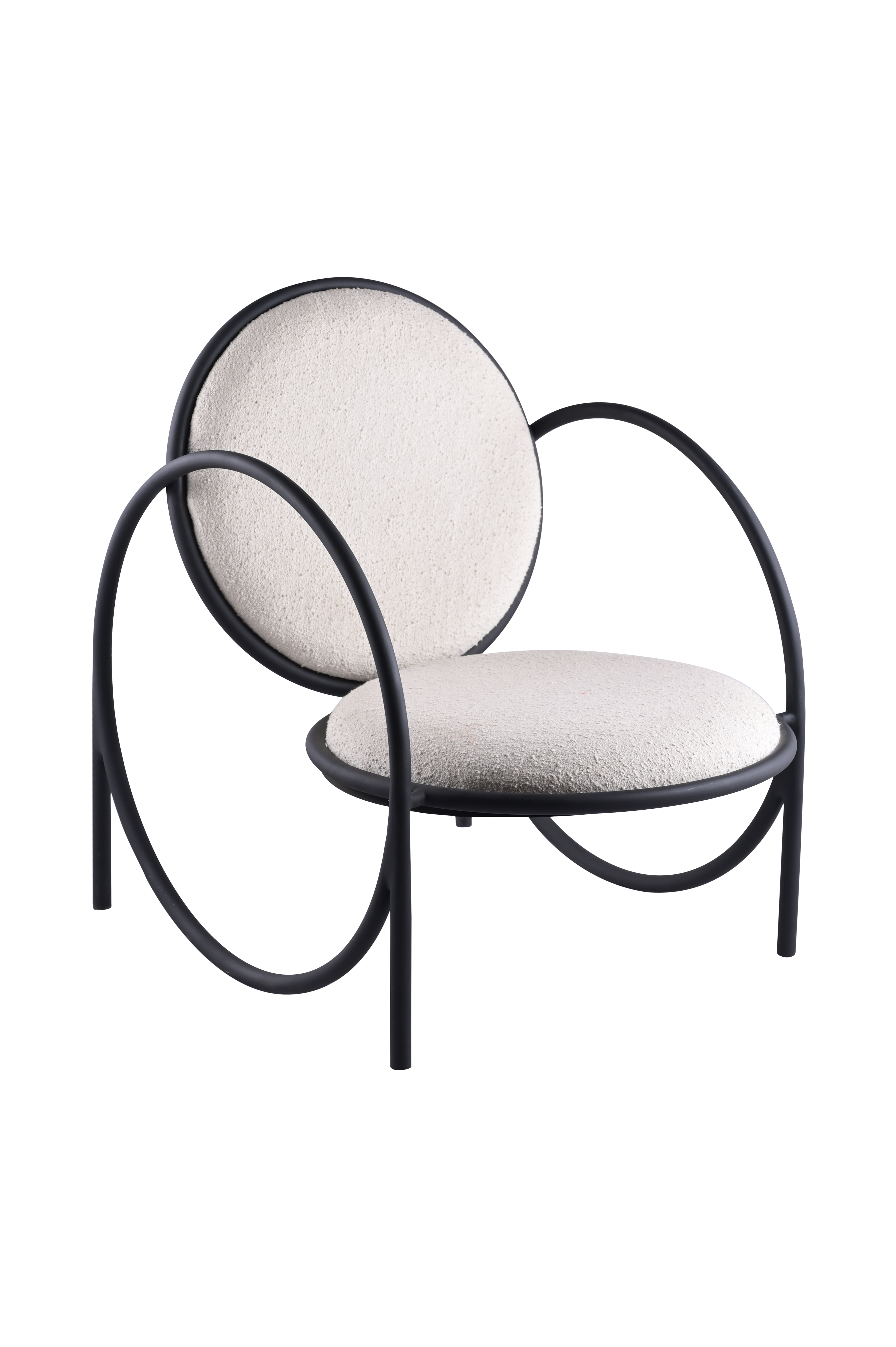 Sienna Lounger - L:33 x W:25 x H:36 In inches / Metal - Indoor Furniture