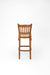 Sierra Bar Chair - L: 18’’ B: 16’’ H: 42’’ SH: 29’’ / Walnut and Tan / Acacia Wood and Upholstery - Indoor Furniture