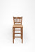 Sierra Bar Chair - L: 18’’ B: 16’’ H: 42’’ SH: 29’’ / Walnut and Tan / Acacia Wood and Upholstery - Indoor Furniture