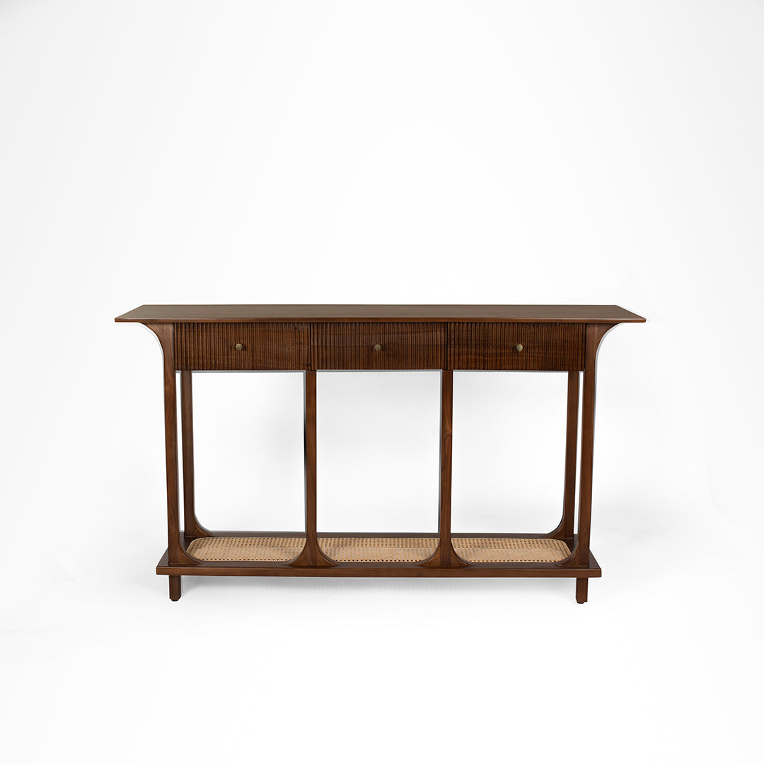 Sierra Console - L: 63’’ W: 16’’ H: 35.5’’ / Walnut / Acacia Wood - Indoor Furniture