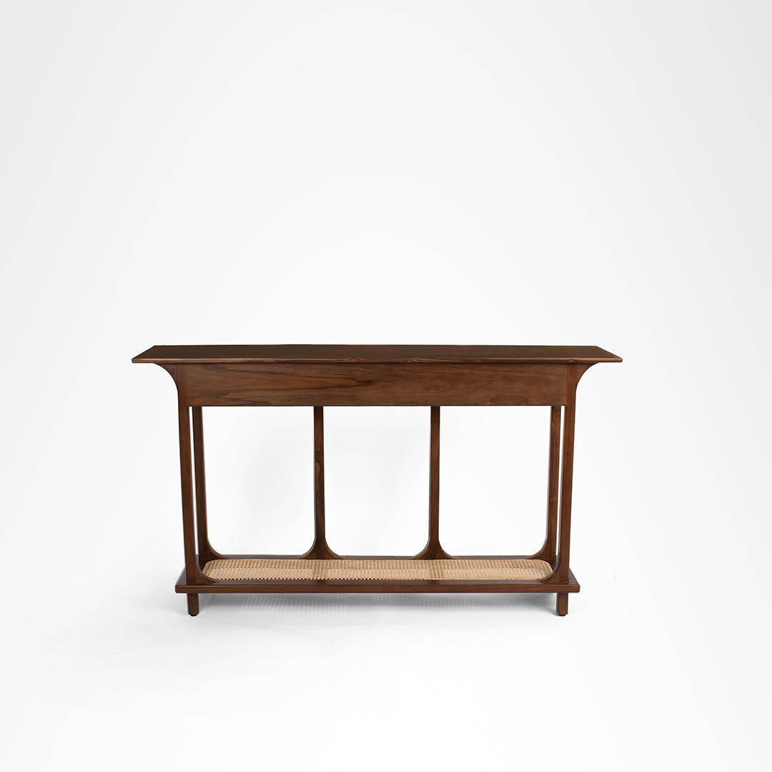 Sierra Console - L: 63’’ W: 16’’ H: 35.5’’ / Walnut / Acacia Wood - Indoor Furniture