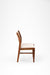 Sierra Dining Chair No. 5 Set Of 2 - W: 20’’ D: 22’’ H: 33’’ SH: 18’’ / Walnut and Biege / Acacia Wood, Cane Weaving