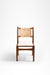 Sierra Dining Chair No. 5 Set Of 2 - W: 20’’ D: 22’’ H: 33’’ SH: 18’’ / Walnut and Biege / Acacia Wood, Cane Weaving
