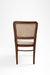 Sierra Dining Chair No. 7 Set Of 2 - W: 19’’ D: 19’’ H: 36’’ SH: 19’’ / Walnut and Biege / Acacia Wood, Cane Weaving
