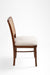 Sierra Dining Chair No. 7 Set Of 2 - W: 19’’ D: 19’’ H: 36’’ SH: 19’’ / Walnut and Biege / Acacia Wood, Cane Weaving