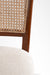 Sierra Dining Chair No. 7 Set Of 2 - W: 19’’ D: 19’’ H: 36’’ SH: 19’’ / Walnut and Biege / Acacia Wood, Cane Weaving