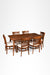 Sierra Dining Table No. 17 Set of 6 - Table (L: 66’’ B: 36’’ H: 30’’) & Chairs (L: 19’’ B: 20’’ H: 35’’ SH: 17’’)