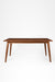 Sierra Dining Table No. 17 Set of 6 - Table (L: 66’’ B: 36’’ H: 30’’) & Chairs (L: 19’’ B: 20’’ H: 35’’ SH: 17’’)