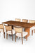 Sierra Dining Table No. 18 Set - Table (L: 78’’ B: 36’’ H: 30’’) & Chair (W: 20’’ D: 22’’ H: 33’’ SH: 18’’) / Walnut