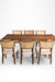 Sierra Dining Table No. 18 Set - Table (L: 78’’ B: 36’’ H: 30’’) & Chair (W: 20’’ D: 22’’ H: 33’’ SH: 18’’) / Walnut