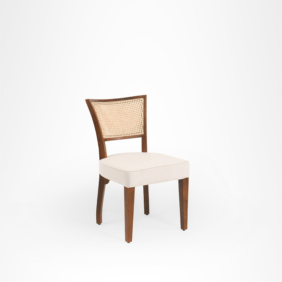 Sierra Dining Table No. 18 Set - Table (L: 78’’ B: 36’’ H: 30’’) & Chair (W: 20’’ D: 22’’ H: 33’’ SH: 18’’) / Walnut