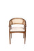 Sierra Dining Table No. 27 Set - Walnut / Acacia Wood / Table (Dia: 60’’H: 30’’) & Chairs (L: 20’’ B: 22’’ H: 31’’ SH: