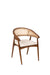 Sierra Dining Table No. 27 Set - Walnut / Acacia Wood / Table (Dia: 60’’H: 30’’) & Chairs (L: 20’’ B: 22’’ H: 31’’ SH: