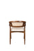 Sierra Dining Table No. 27 Set - Walnut / Acacia Wood / Table (Dia: 60’’H: 30’’) & Chairs (L: 20’’ B: 22’’ H: 31’’ SH: