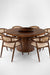 Sierra Dining Table No. 27 Set - Walnut / Acacia Wood / Table (Dia: 60’’H: 30’’) & Chairs (L: 20’’ B: 22’’ H: 31’’ SH:
