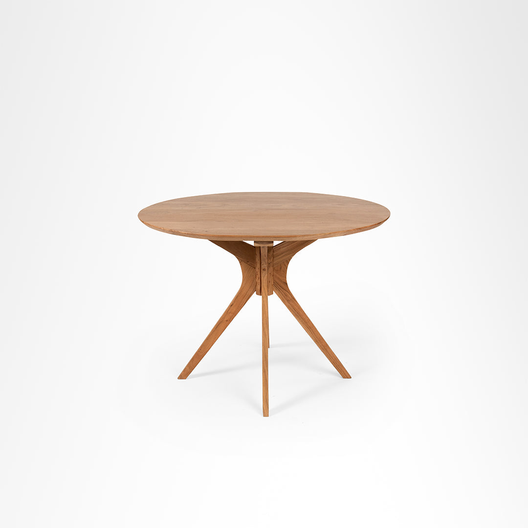 Sierra Dining Table No. 3 - L: 48’’ B: 42’’ H: 30’’ / Natural / Acacia Wood - Indoor Furniture