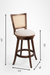 Sierra Swivel Bar Chair - Indoor Furniture