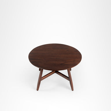 Sierra XI Coffee Table - Dia: 28 ’ H: 16’’ / Walnut / Acacia Wood - Indoor Furniture