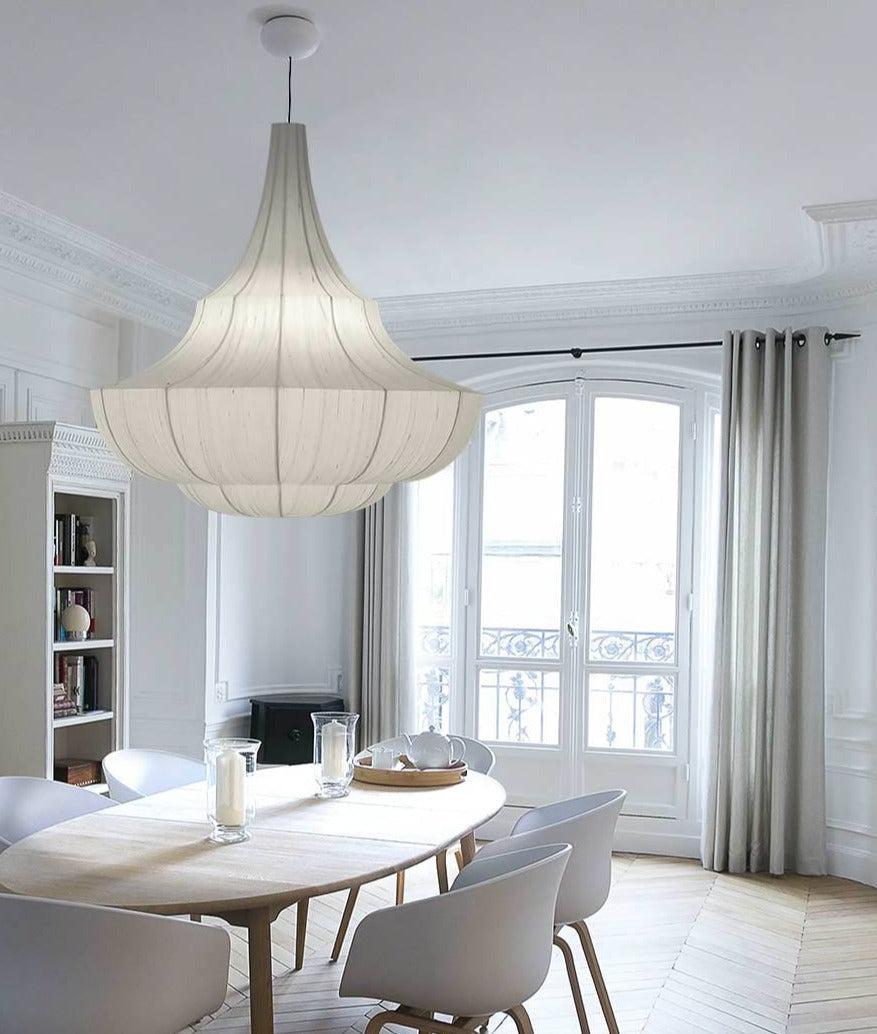 Silk Chandelier Hanging Lamp