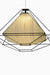 Silk Rosetta Hanging Lamp - L:20’’ W: 20’’ H: 16’’ / Beige / Mild Steel and Silk - Lighting