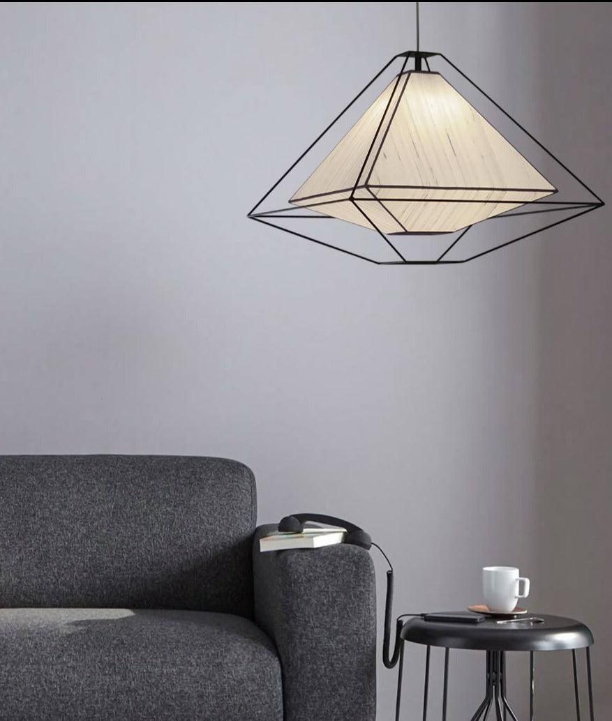 Silk Rosetta Hanging Lamp