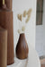 Sinuous V08 Set of 6 - dark brown / walnut / Biggest: Height: 18 in & Diameter: 2.75 in& Smallest: Height: 5 in &