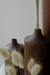 Sinuous V08 Set of 6 - dark brown / walnut / Biggest: Height: 18 in & Diameter: 2.75 in& Smallest: Height: 5 in &