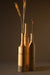 Sinuous V12 Set of 3 - light pale brown / White Ash wood / Biggest: Height: 16 in & Dia: 3 in& Smallest: Height: 14
