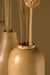 Sinuous V15 Set of 3 - white to light beige / Sycamore wood / Biggest: Height: 14 in& Diameter: 2.5 in - Decor