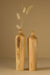 Sinuous V16 Set of 2 - light pale brown / White Ash wood / Height: 10 in& Diameter: 2.5 in - Decor